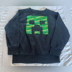 MAD Engine Black and Green Crewneck Sweater